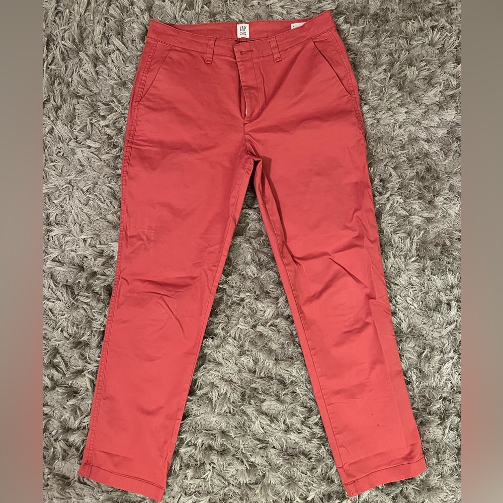 Girlfriend khaki pants